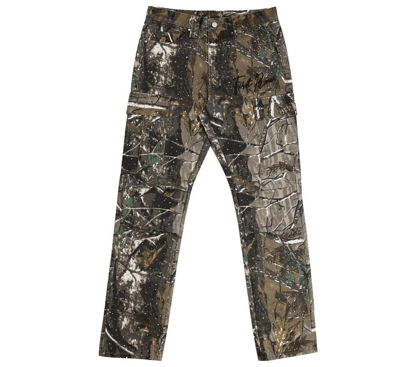 First Row ALLOVER STUD CARGO PANTS