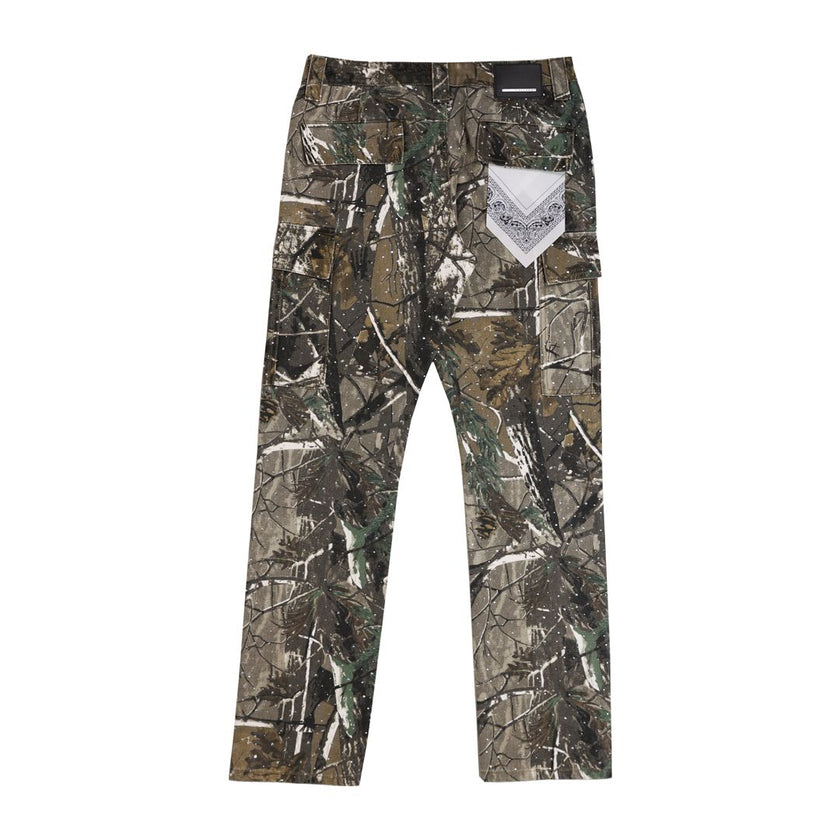 First Row ALLOVER STUD CARGO PANTS