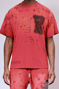 First Row WAKE UP AND BE FIERCE STUD TEE