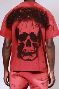 First Row WAKE UP AND BE FIERCE STUD TEE