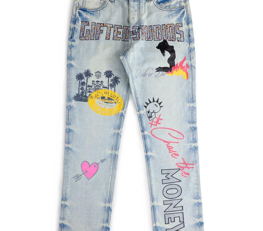 GFTD Chase Money Lt Denim