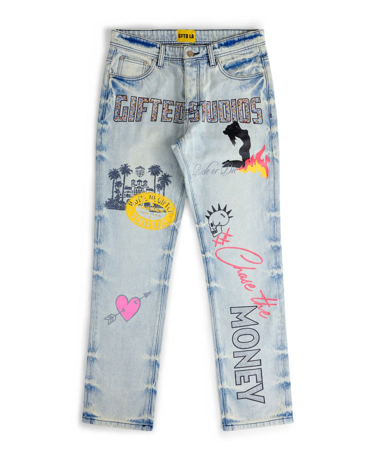 GFTD Chase Money Lt Denim