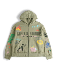 GFTD CHASE MONEY OLIVE HOODY