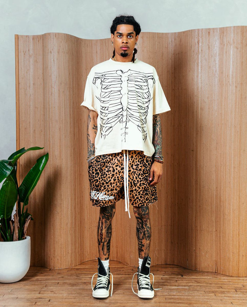 ALL Human BAM BAM Leopard Shorts