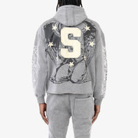 Copper Rivet Sweatsuit W Diamond - Grey