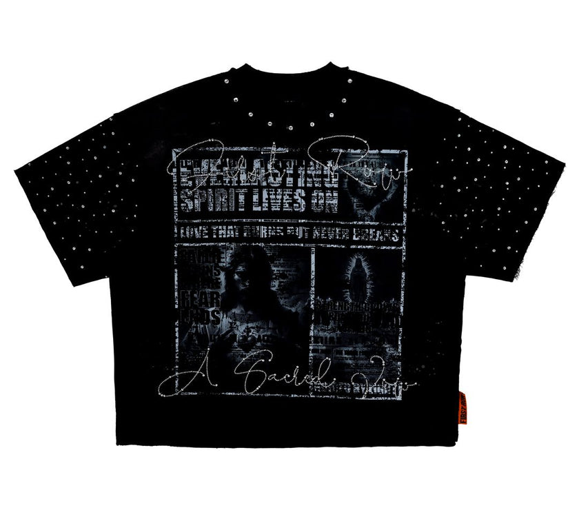 First Row A SACRED VOW SPIRIT LIVES ON TEE