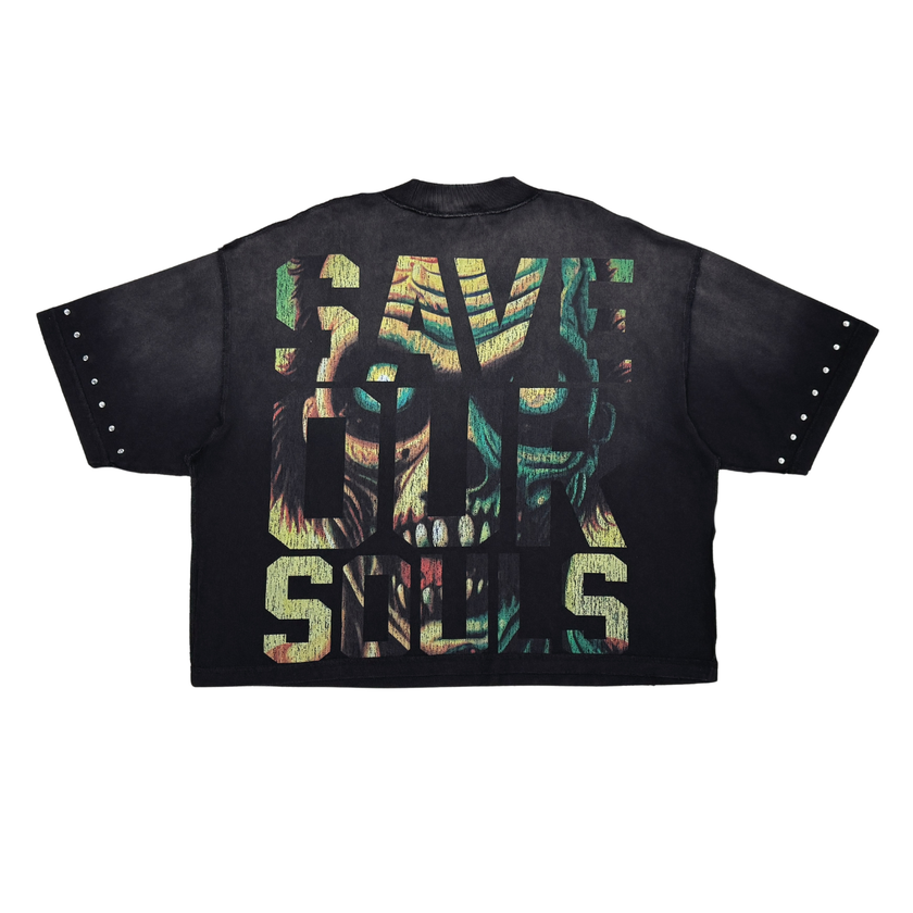 Rare Peace WASHED BLACK HEAVY SLEEVELESS TEE