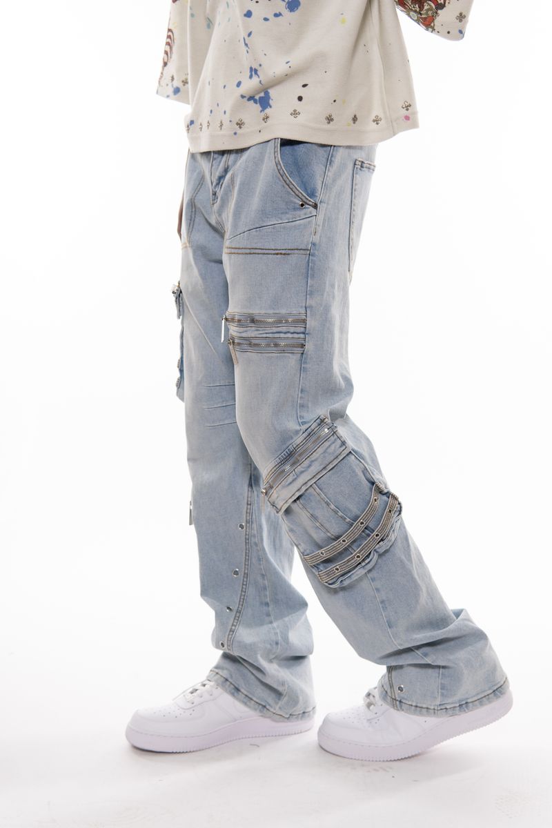 VCIOUS  WEstern MULTI CARGO RELAXED FLARED FIT