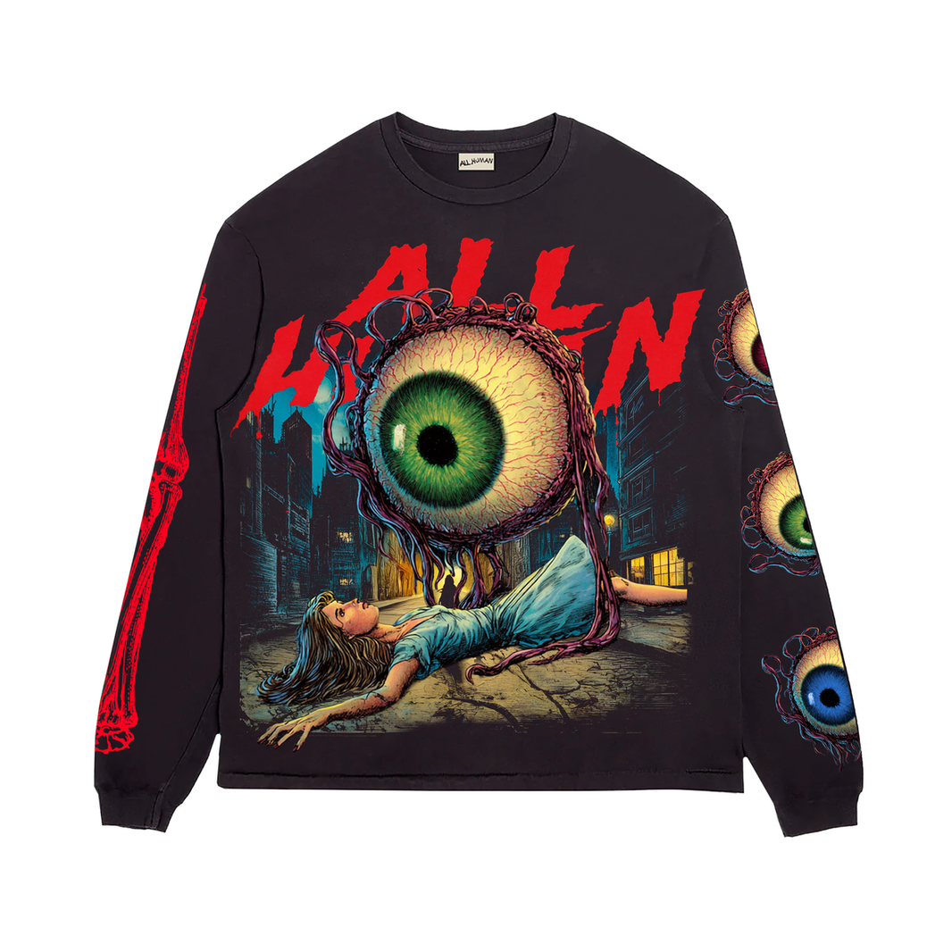 ALL HUMAN EYE SEE YOU LONG SLEEVE TSHIRT