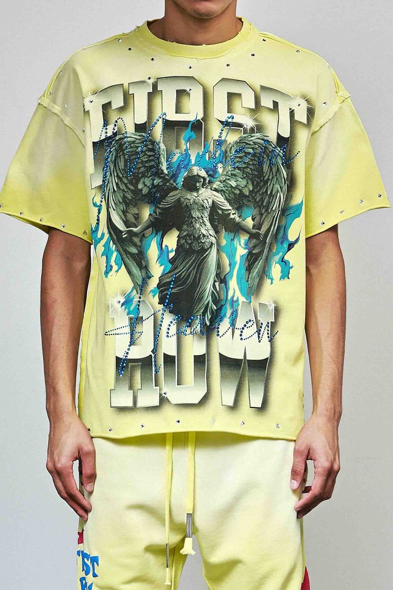 First Row MADE IN HEAVEN FLAME ANGEL TEE