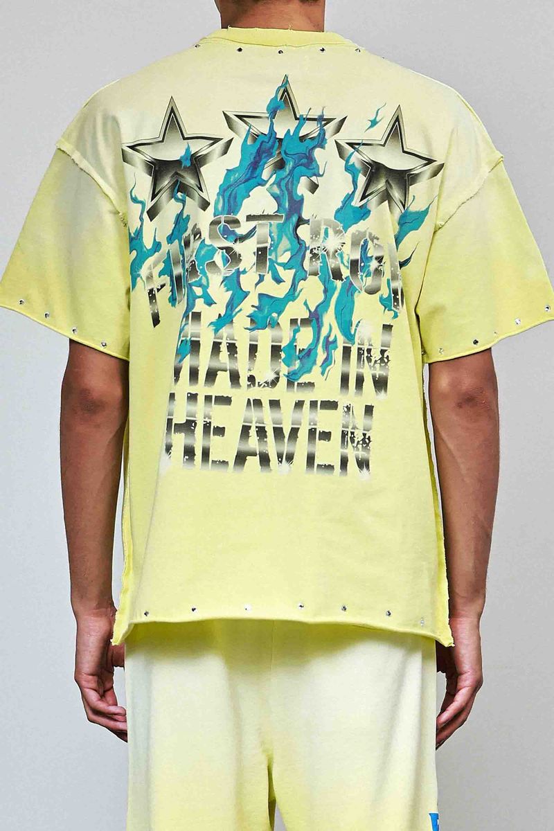 First Row MADE IN HEAVEN FLAME ANGEL TEE