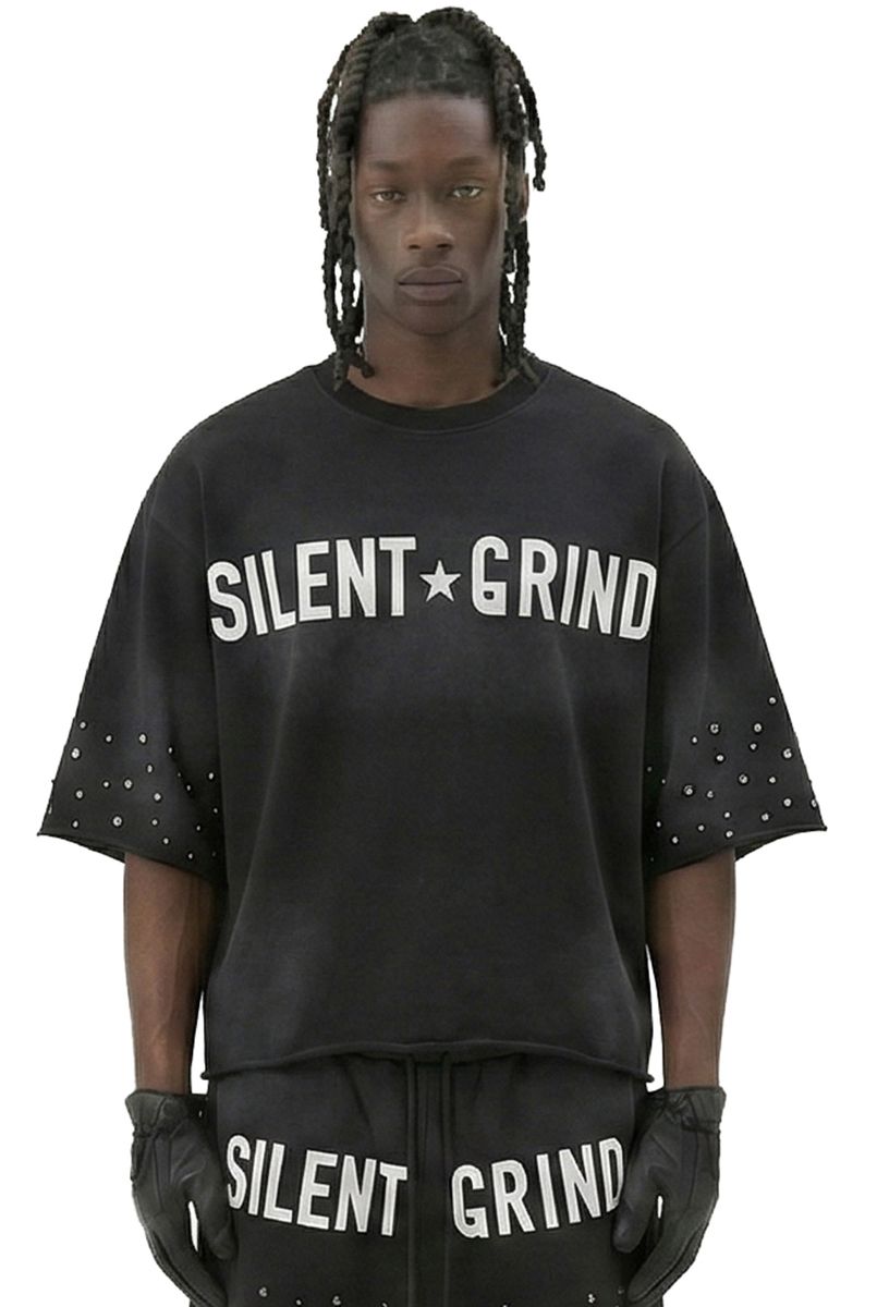 Kleep Karan Black Cropped Tshirt