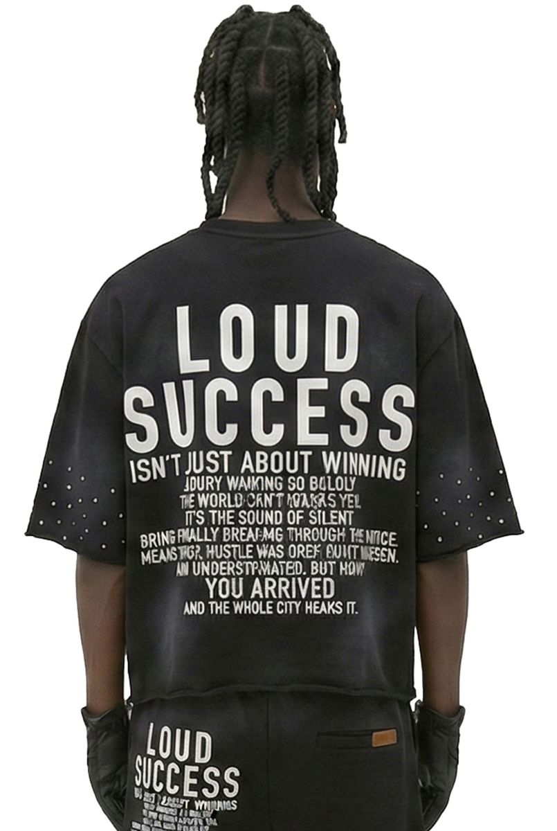 Kleep Karan Black Cropped Tshirt