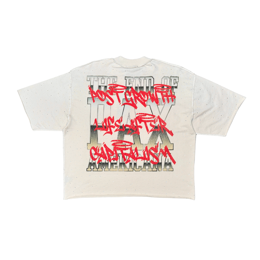 Rare Peace MINI F TERRY CUE THE CHAOS CAMEL TEE W/ RHINESTONE DETAIL