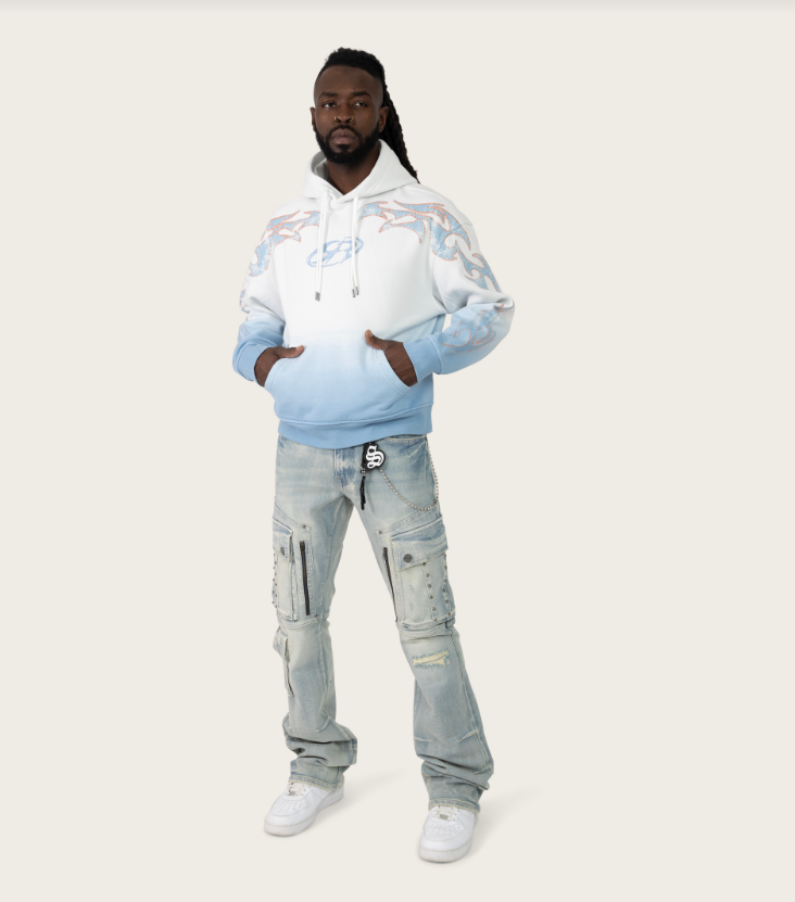 Smoke Rise Utility Stacked Jeans
