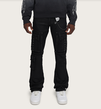 Smoke Rise Utility Stacked Jeans