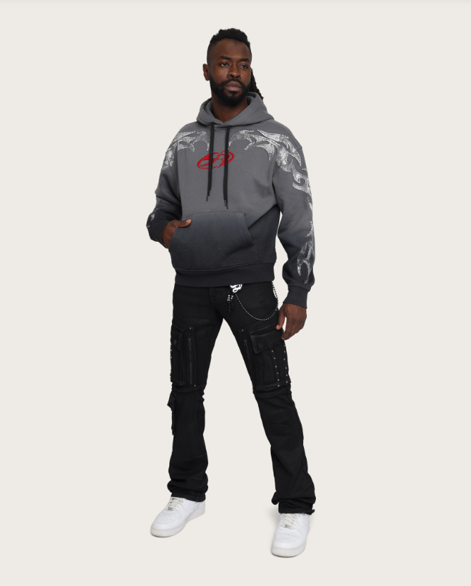 Smoke Rise Utility Stacked Jeans