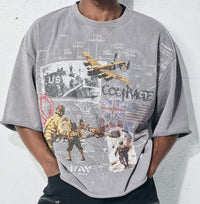 PJ Mark FRENCH TERRY CROPPED TEE