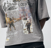 PJ Mark FRENCH TERRY CROPPED TEE