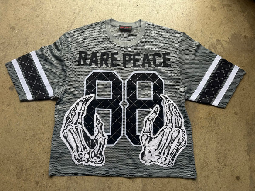 Rare Peace MESH JERSEY + SHORT SET W/ RHINESTONE DETAIL