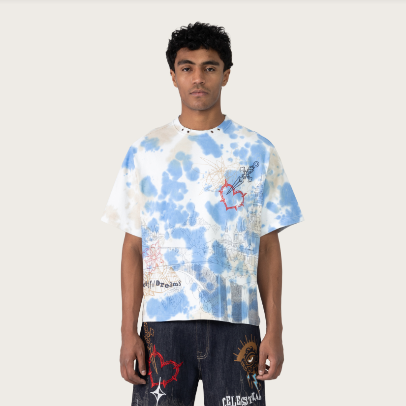 Smoke Rise METROPOLIS WIDE CROP SS T-SHIRT