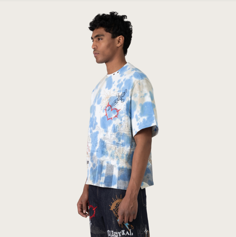 Smoke Rise METROPOLIS WIDE CROP SS T-SHIRT