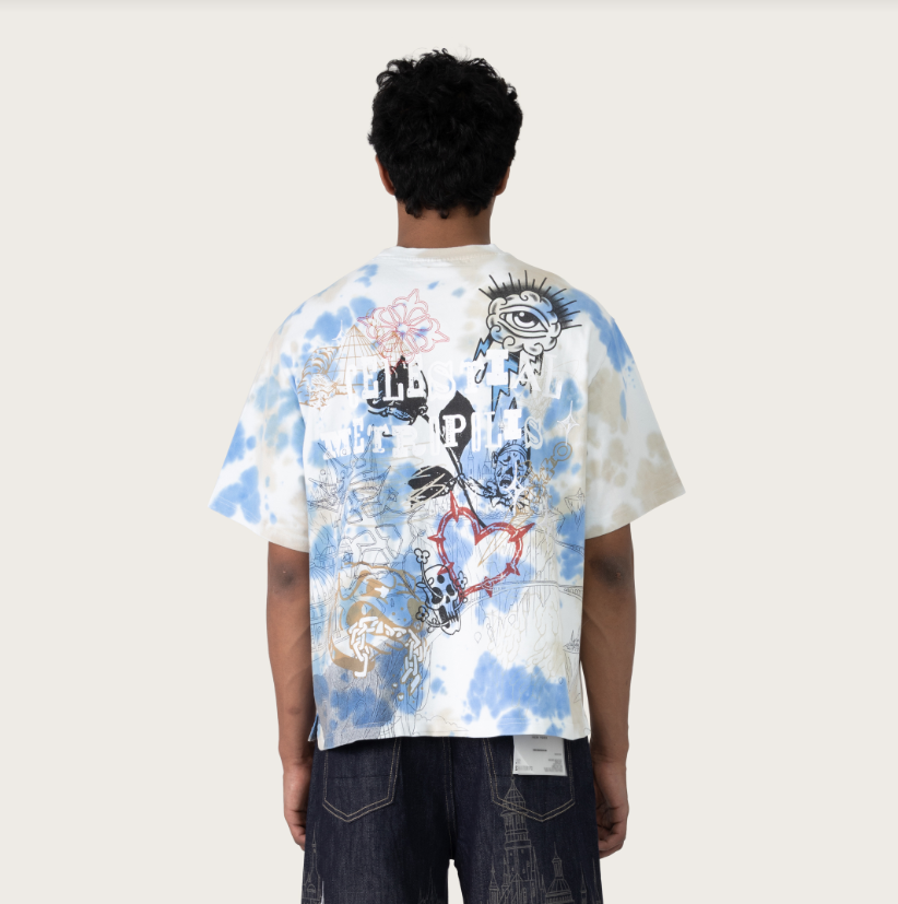 Smoke Rise METROPOLIS WIDE CROP SS T-SHIRT