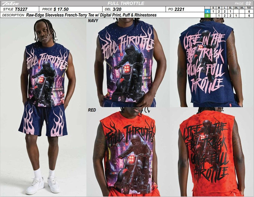 Taker Full Throttle 2 Pc Short Set