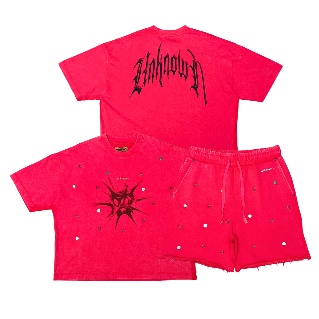 Unknown Washed. 2 PC Short Set