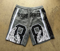 Rare Peace MESH JERSEY + SHORT SET W/ RHINESTONE DETAIL