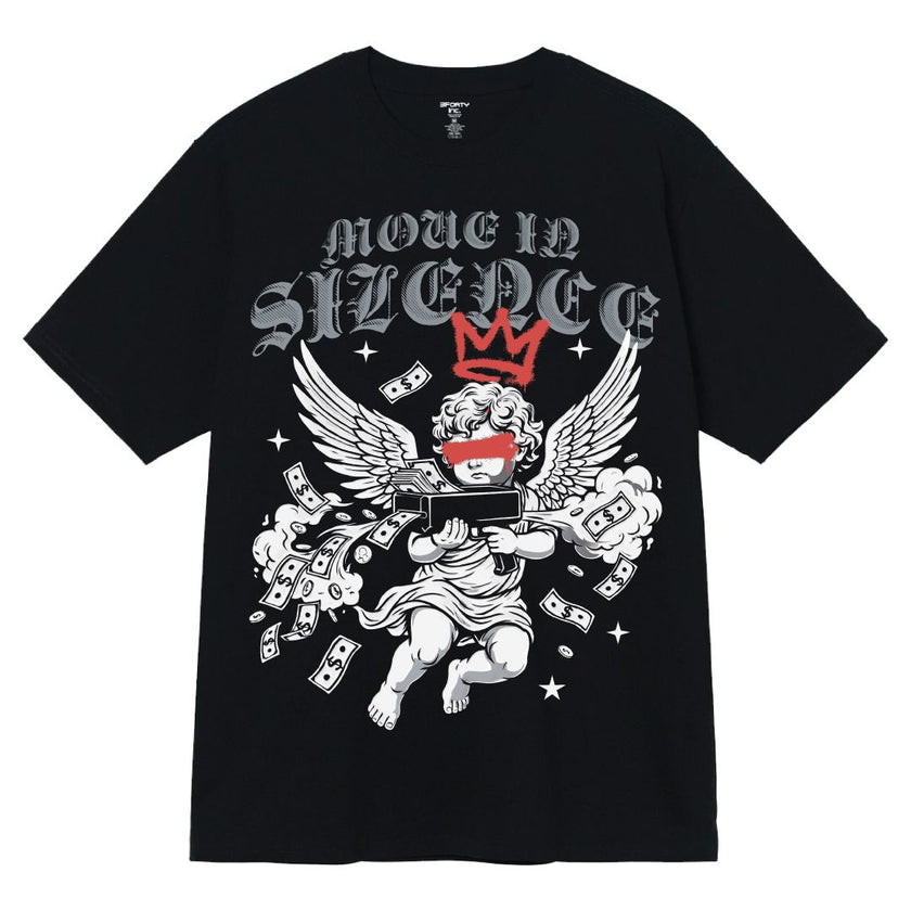 3FORTY Plus Size Silence Graphic Tshirt