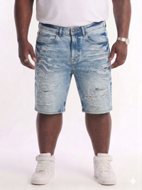 Black Light BIG MEN'S FASHION SHORTS (BL-26546X)