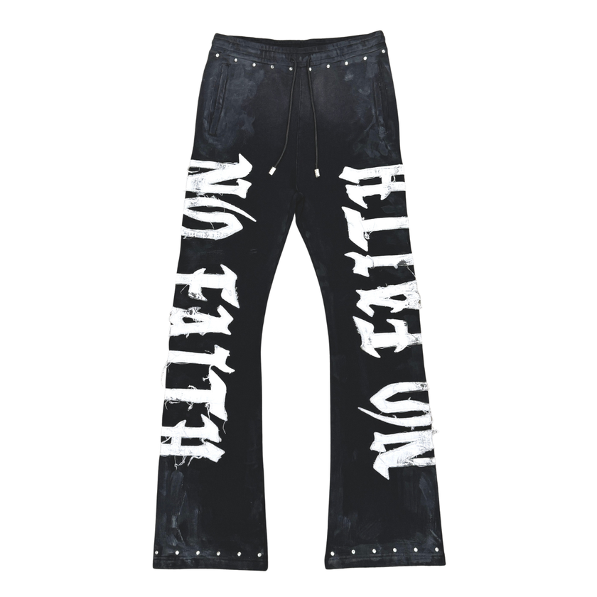 RARE PEACE NO FAITH  2PC SWEAT PANTS WITH TSHIRT