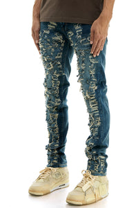 KDNK DISTRESSED SKINNY JEANS-KND4625