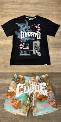 Highly Undrtd High Faith  2Pc Short Set