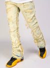 Focus Jeans - Heavy Distressed Stacked Denim - Vintage