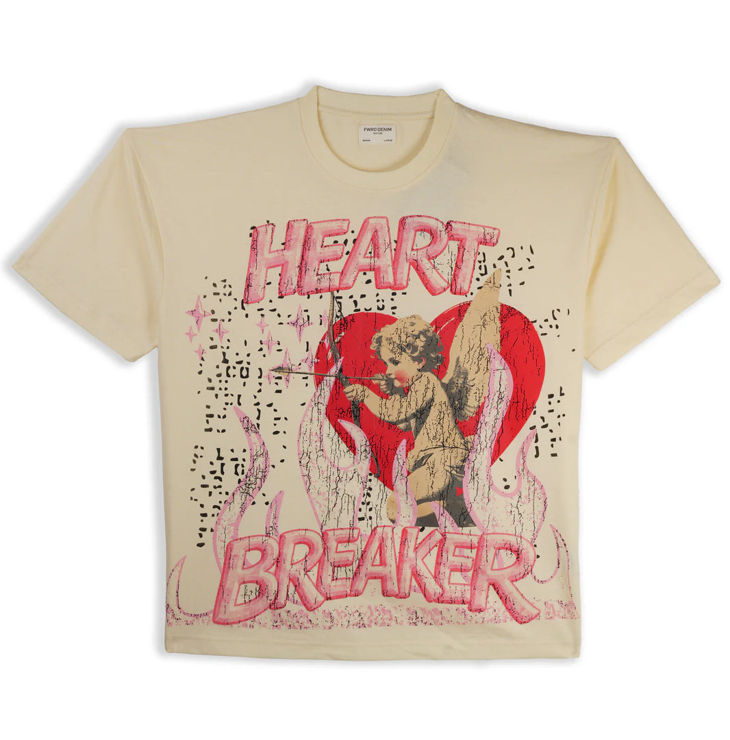 FWRD MEN'S HEART BREAKER S/SLV CROP FIT TEE