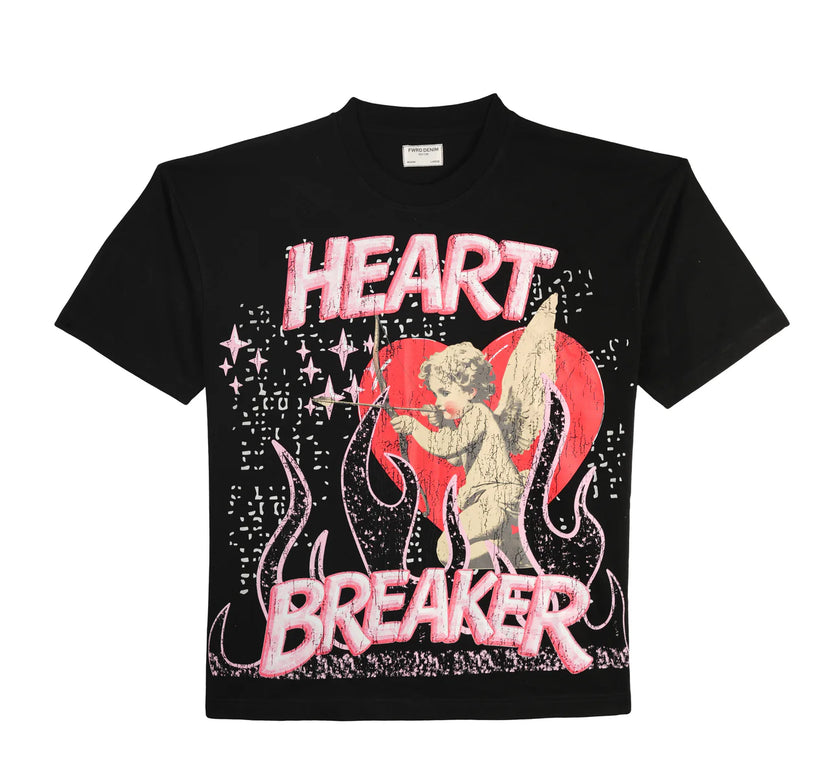 FWRD MEN'S HEART BREAKER S/SLV CROP FIT TEE