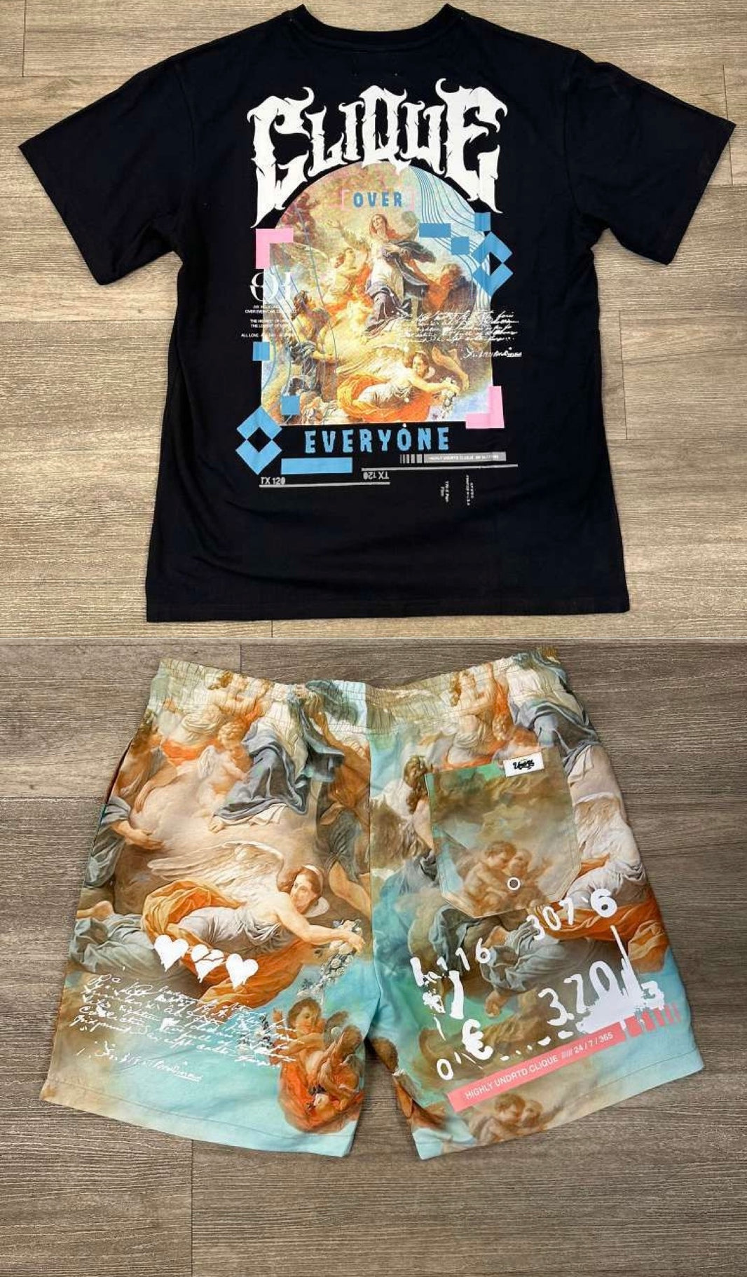 Highly Undrtd High Faith  2Pc Short Set
