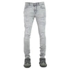 FOCUS DENIM R&B LIGHT DSTRSSED GREY DENIM-STYLE 3419