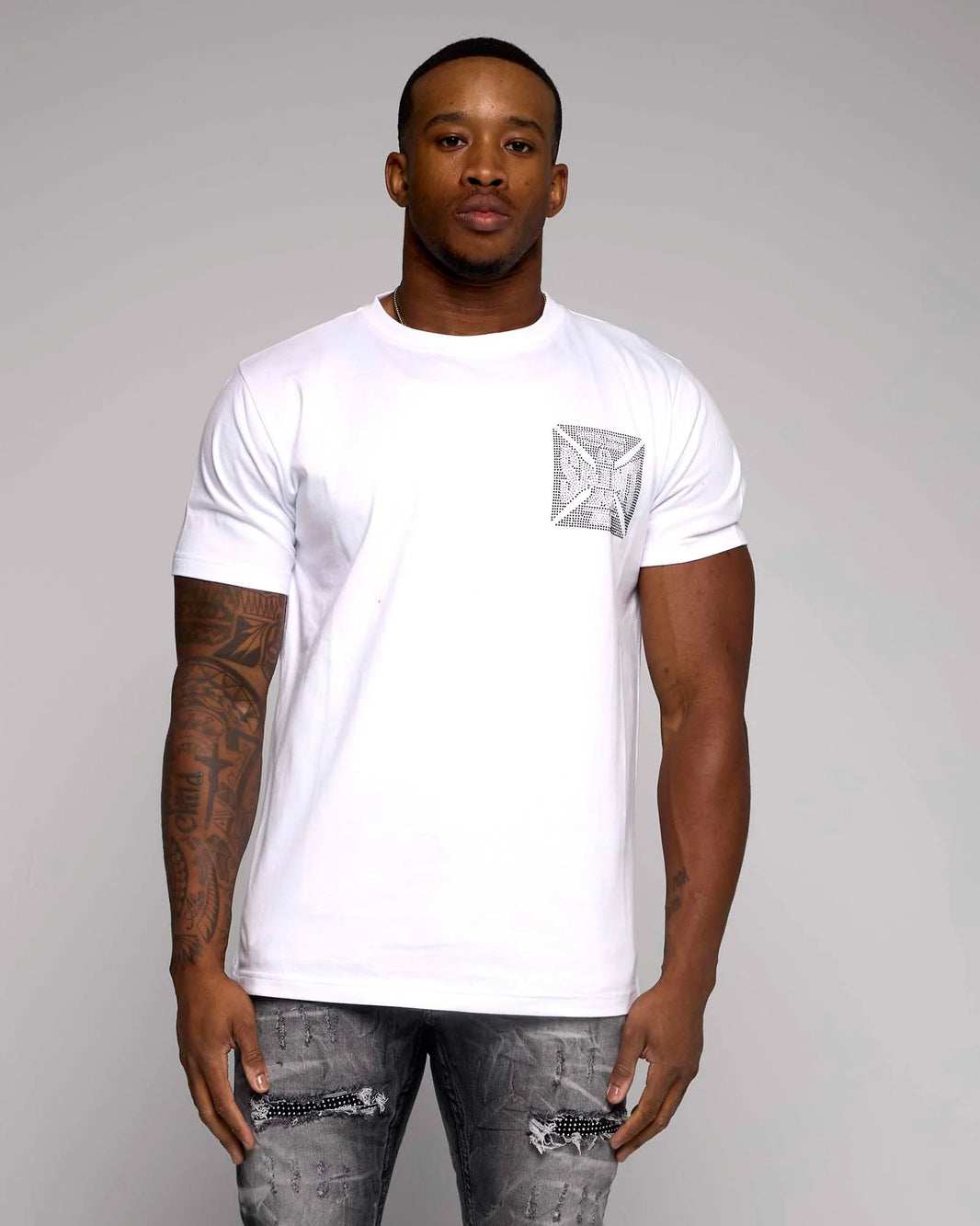 FWRD MEN'S SAINT CRYSTAL S/SLV TEE