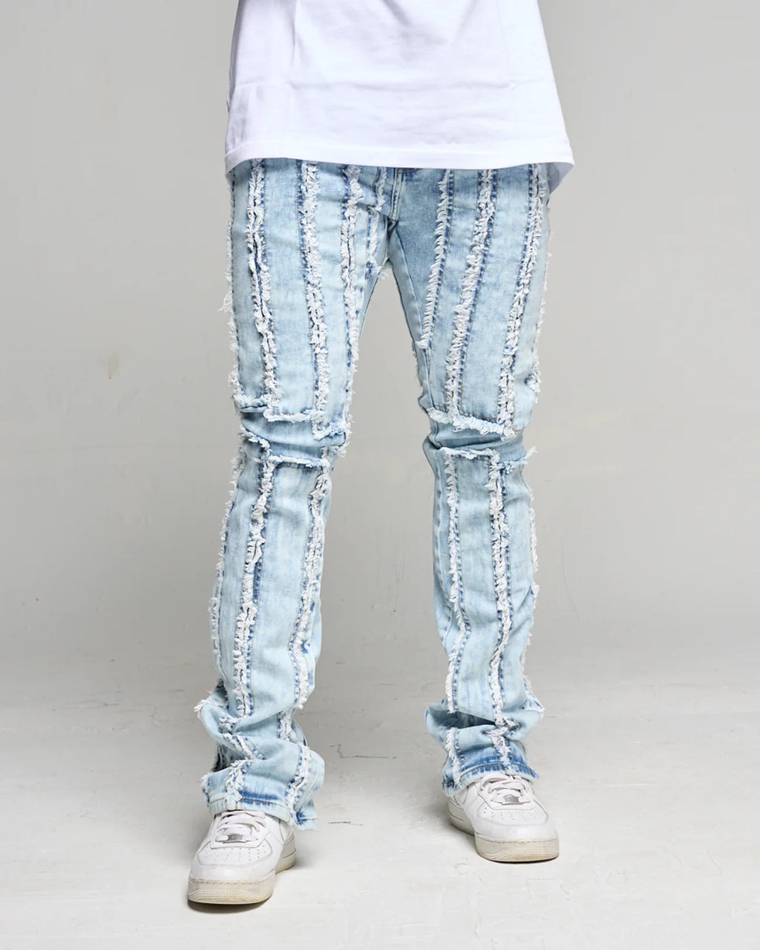 FW-330051 Stacked Panel Denim Jean