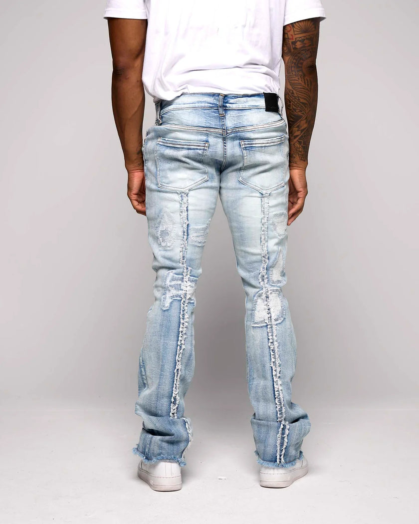 FWRD MEN'S STACKED SPLIT DECISION DENIM PANT