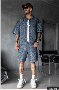 Cocodrile Blue Denim Set
