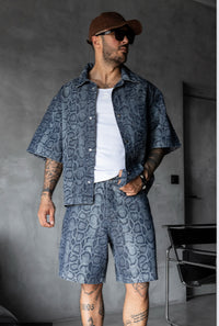 Cocodrile Blue Denim Set