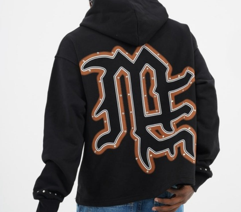 Rich Gang Crop Hoodie Emotion Angel