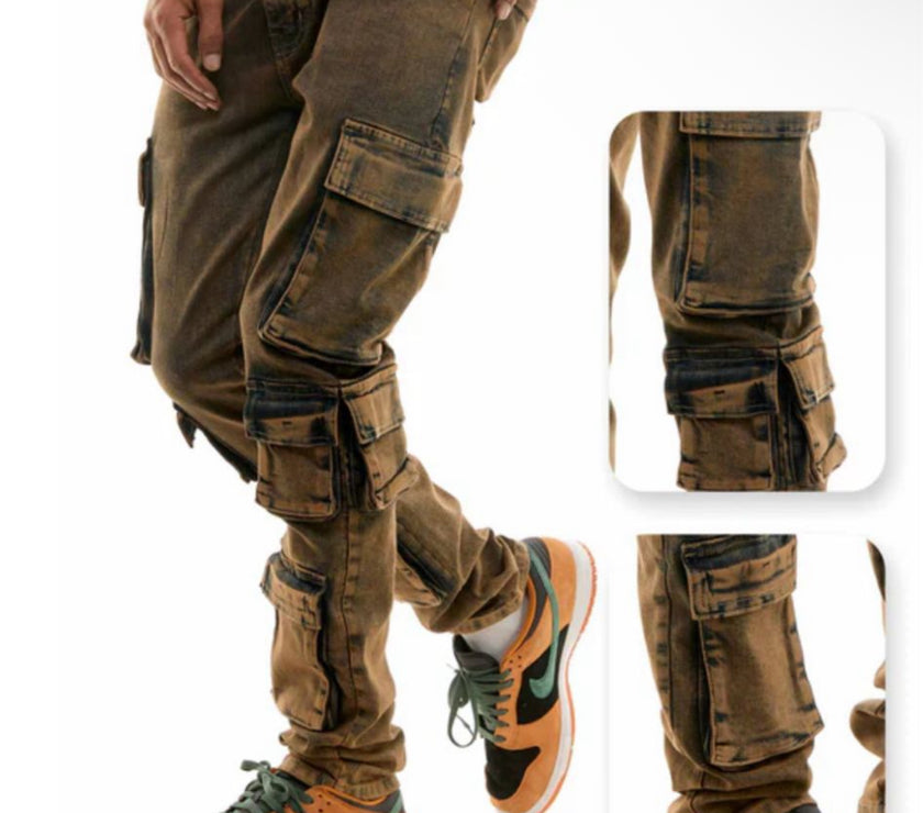 KDNK Cargo Skinny Jeans