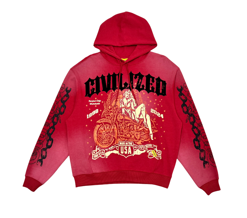 Civilized MEMBERS ONLY WASHED PULLOVER HOODIE