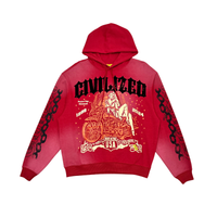 Civilized MEMBERS ONLY WASHED PULLOVER HOODIE
