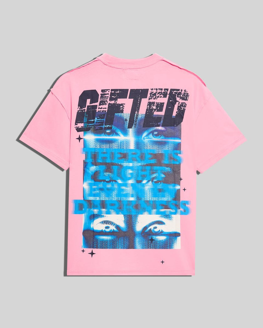 GFTD LIGHT IN THE DARKNESS PINK TEE